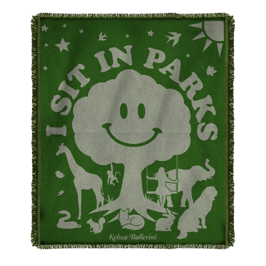 I SIT IN PARKS BLANKET